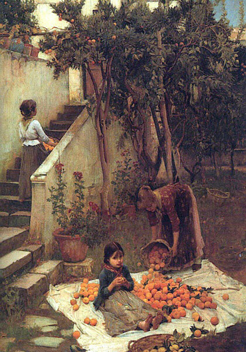 the orange gatherers